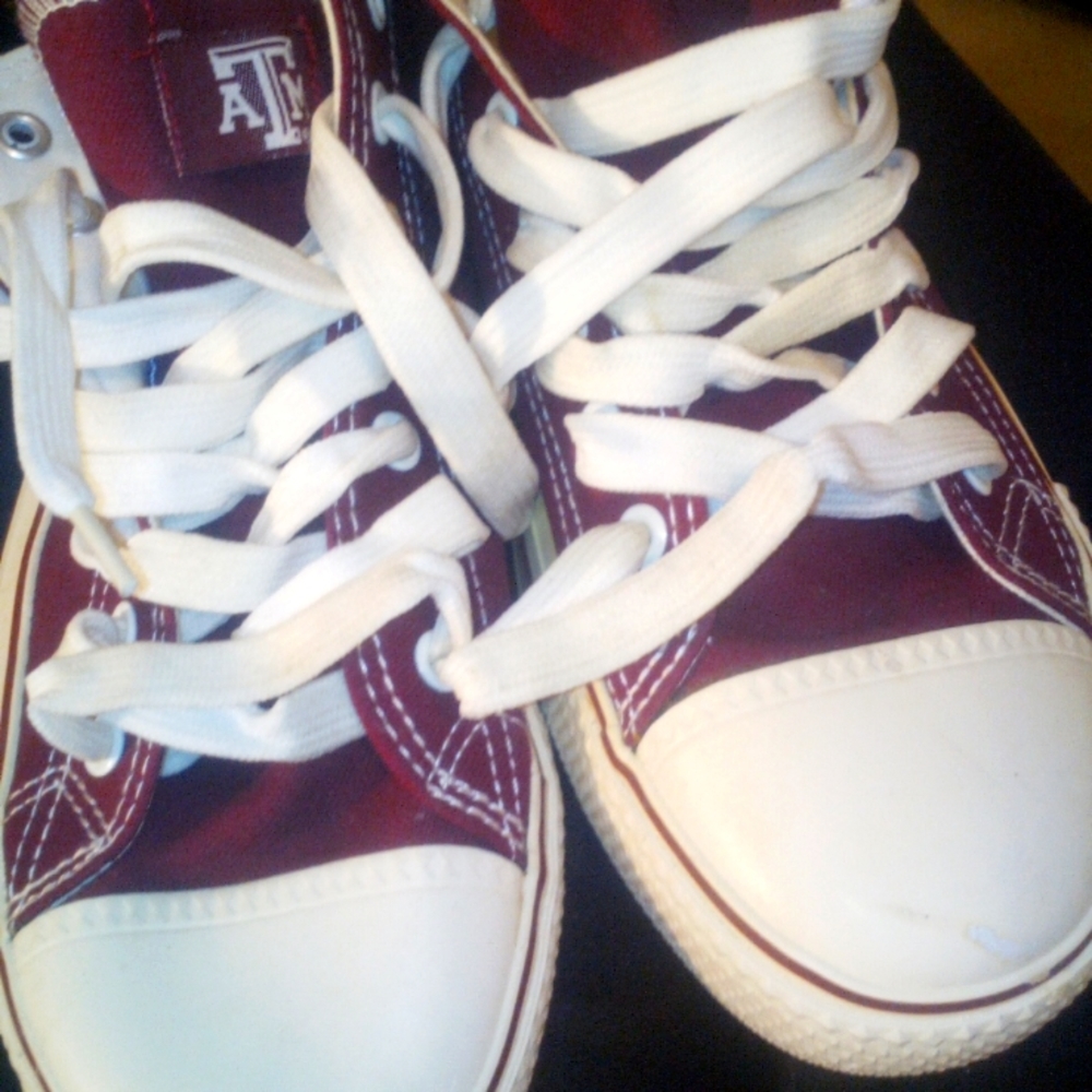 Retro AGGIE'S Low Top  Canvas Tennis NWTS Forever Collectibles men 10.5  la…